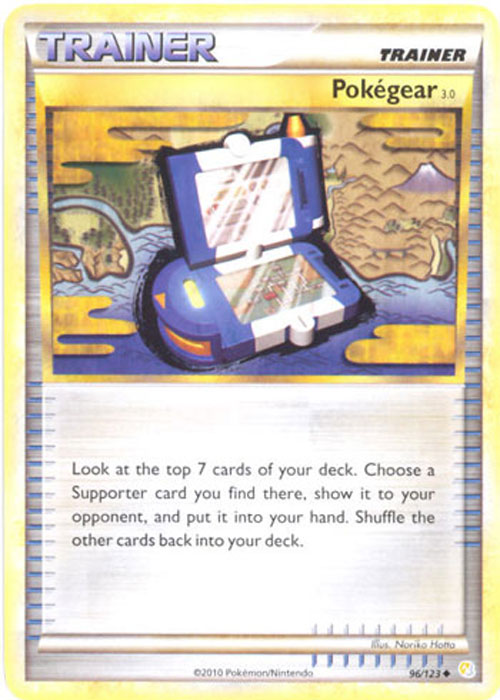 Pokemon Card - Heart Gold Soul Silver 96/123 - POKEGEAR (uncommon) (Mint):  Sell2BBNovelties.com: Sell TY Beanie Babies, Action Figures, Barbies, Cards  & Toys selling online