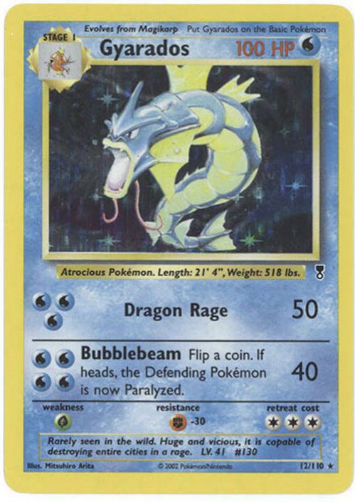 Pokemon Card - Legendary Collection 12/110 - GYARADOS (holo-foil) (Mint): Sell2BBNovelties.com: Sell TY Beanie Babies, Action Figures, Barbies, Cards & Toys selling online Pokemon Card - Legendary Collection 12/110 - GYARADOS (holo-foil) (Mint): Sell2BBNovelties.com: Sell TY Beanie Babies, Action Figures, Barbies, Cards & Toys selling online
