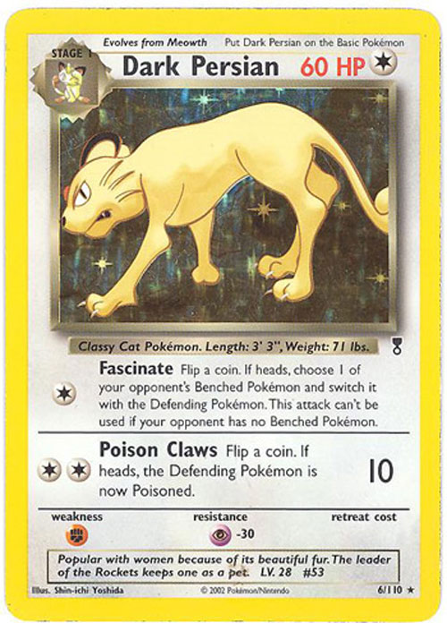 #53 persian pokemon card Persian (54/83) [XY: Generations]