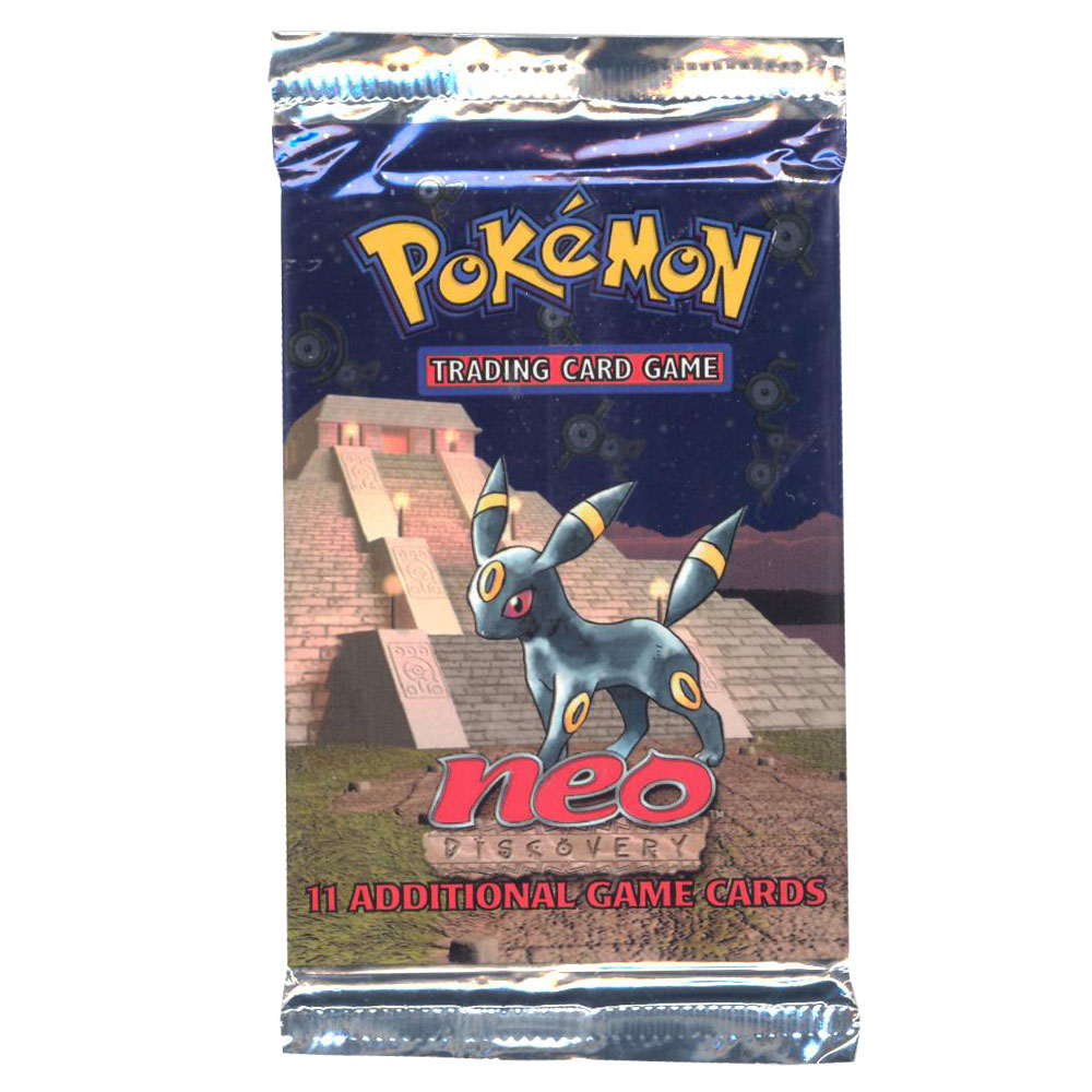 pokemon neo discovery booster pack 2001 POKEMON NEO REVELATION 1ST EDITION BOOSTER PACK UMBREON PSA 9 MIN –  lowpopping