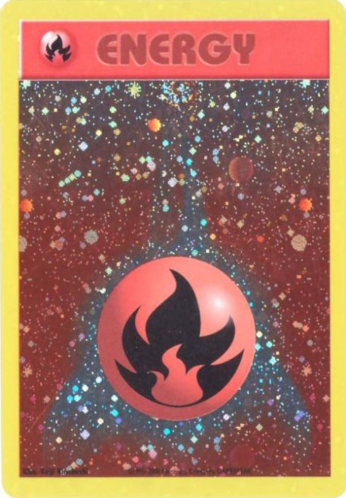 Pokemon Card Promo - FIRE ENERGY (holo-foil): Sell2BBNovelties.com: Sell TY  Beanie Babies, Action Figures, Barbies, Cards & Toys selling online