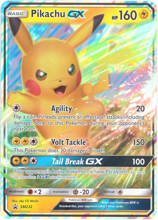 Carta Gigante Pokemon Pikachu GX Português Card Original Copag Promo SM232