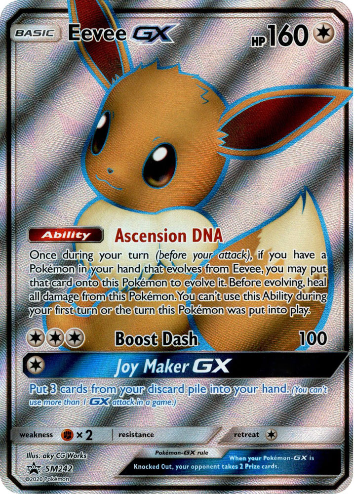 Carta Pokemon Eevee Gx (sm242) no Shoptime