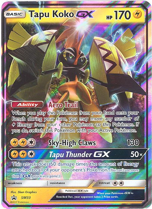 Card Pokemon Tapu Koko Promo (sm30a) Lendario