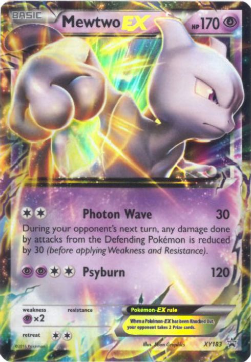 Pokemon Card - XY Promo #XY183 - MEWTWO EX (holo-foil) (Mint): Sell2BBNovelties.com: Sell TY Beanie Babies, Action Figures, Barbies, Cards & Toys selling online Pokemon Card - XY Promo #XY183 - MEWTWO EX (holo-foil) (Mint): Sell2BBNovelties.com: Sell TY Beanie Babies, Action Figures, Barbies, Cards & Toys selling online