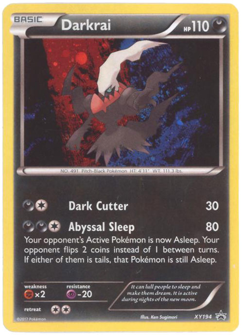 darkrai pokemon card holographic Pokmon 105/189 Trick or Trade BOOster Holo (Pumpkin Stamp) Resistance P Darkrai Reverse Holo NM OBF