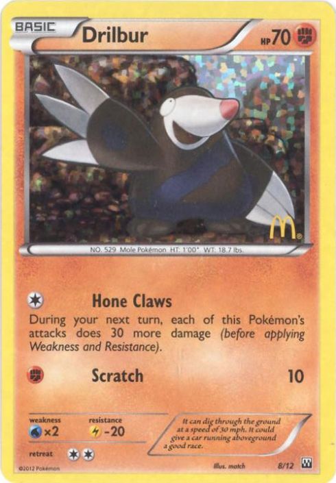 drilbur pokemon card Japanese 048/086 sv11B C TCG Pokémon Hit Points60 HP Form Drilbur - 55/98 (Reverse Foil)