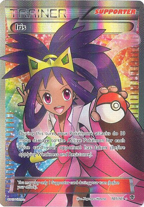 Pokemon Card Plasma Blast 101/101 IRIS (full art holo