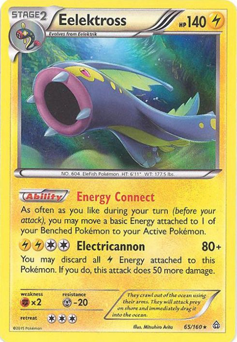 Pokemon Card - XY: Primal Clash 65/160 - EELEKTROSS (holo-foil) (Mint)