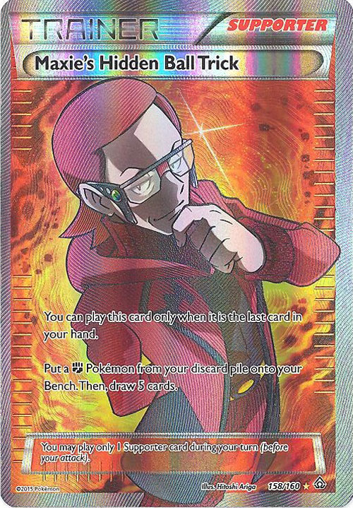 Pokemon Card - XY Primal Clash 158/160 - MAXIE'S HIDDEN ...