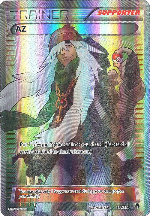 Pokemon Card - XY: Phantom Forces 117/119 - AZ (full art holo) (Mint) Pokemon Card - XY: Phantom Forces 117/119 - AZ (full art holo) (Mint)