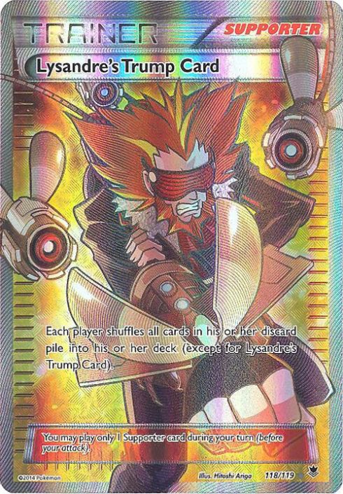 Pokemon Card - XY: Phantom Forces 118/119 - LYSANDRE'S TRUMP CARD