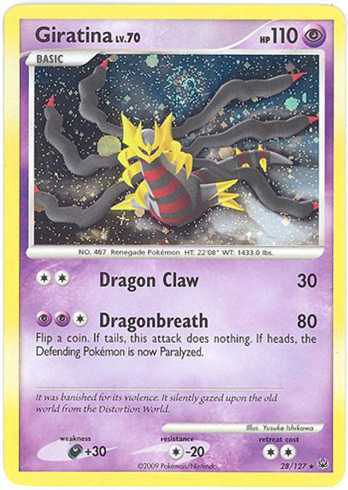 Giratina Platinum 9/127 Values - MAVIN