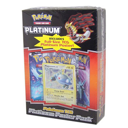Pokemon Platinum Poster Pack Magnezone Promo Card & Booster Packs Sealed TCG