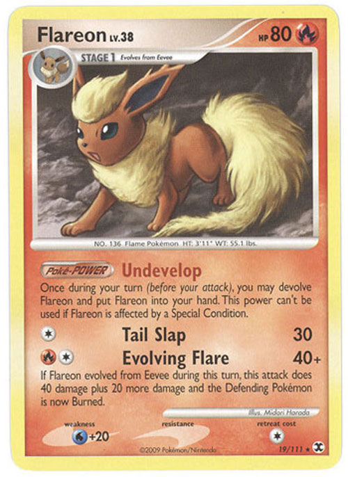 rare flareon card Pokemon Vivid Voltage Flareon #26 main image 1