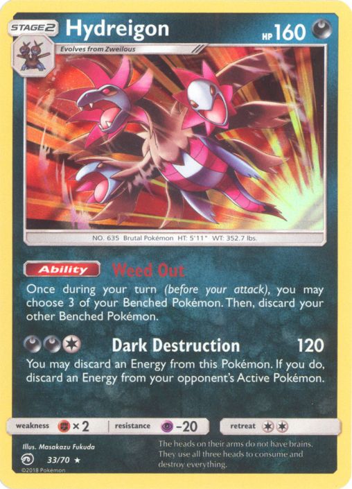holographic hydreigon card Hydreigon 115/203 Evolving Skies Reverse Holo Rare Pokemon Card TCG Po –  LCFStore.com main image 0