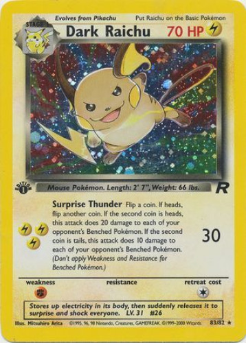 first edition raichu pokemon card 152/172 Shaymin V main image 0