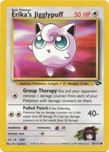 Pokemon Card - Gym Challenge 69/132 - ERIKA'S JIGGLYPUFF (common) (Mint): Sell2BBNovelties.com: Sell TY Beanie Babies, Action Figures, Barbies, Cards & Toys selling online Pokemon Card - Gym Challenge 69/132 - ERIKA'S JIGGLYPUFF (common) (Mint): Sell2BBNovelties.com: Sell TY Beanie Babies, Action Figures, Barbies, Cards & Toys selling online