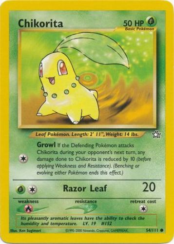 pokemon cards neo Neo Genesis main image 0