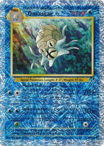 omastar pokemon card - Legendary Collection 58/110 Primordial Tentacles As long as this Pokemon is in the Active Spot Pokemon - Scarlet & Violet