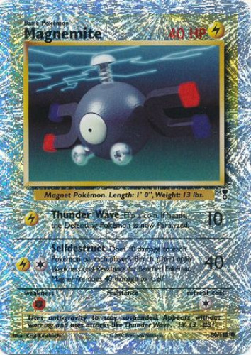 Pokemon Card - Legendary Collection 80/110 - MAGNEMITE (reverse holo) (Mint): Sell2BBNovelties.com: Sell TY Beanie Babies, Action Figures, Barbies, Cards & Toys selling online Pokemon Card - Legendary Collection 80/110 - MAGNEMITE (reverse holo) (Mint): Sell2BBNovelties.com: Sell TY Beanie Babies, Action Figures, Barbies, Cards & Toys selling online