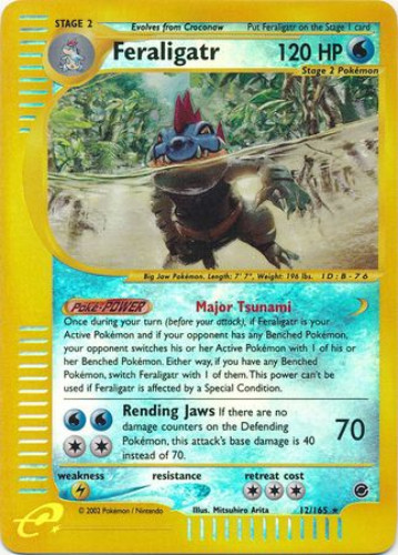 Pokemon Card - Expedition 12/165 - FERALIGATR (reverse holo) (Mint): Sell2BBNovelties.com: Sell TY Beanie Babies, Action Figures, Barbies, Cards & Toys selling online Pokemon Card - Expedition 12/165 - FERALIGATR (reverse holo) (Mint): Sell2BBNovelties.com: Sell TY Beanie Babies, Action Figures, Barbies, Cards & Toys selling online