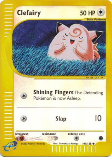 Pokemon Card - Expedition 101/165 - CLEFAIRY (reverse holo) (Mint): Sell2BBNovelties.com: Sell TY Beanie Babies, Action Figures, Barbies, Cards & Toys selling online Pokemon Card - Expedition 101/165 - CLEFAIRY (reverse holo) (Mint): Sell2BBNovelties.com: Sell TY Beanie Babies, Action Figures, Barbies, Cards & Toys selling online