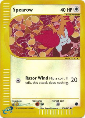 pokemon card spearow Spearow (Poke Ball Pattern) - SV2a: Pokemon Card 151 [REVERSE HOLO] [Near Mint] main image 0