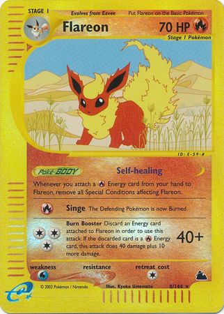 flareon pokemon card holographic Flareon Ex Fan-made Holographic Pokmon TCG Pocket Card | Eevee Grove