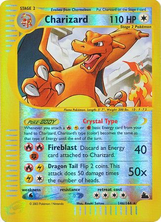 charizard pokemon card reverse holo Pokemon Charizard Legendary Collection 3/110 Reverse Holo CGC 5.5 – Zapp!  Comics