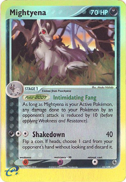 Mightyena Phantom Forces Pokemon Card
