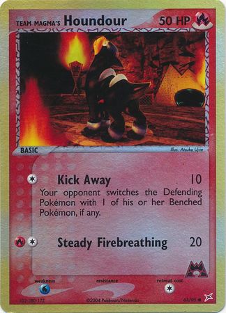 Pokemon Card - Team Magma vs Team Aqua 63/95 - TEAM MAGMA'S HOUNDOUR (reverse holo) (Mint): Sell2BBNovelties.com: Sell TY Beanie Babies, Action Figures, Barbies, Cards & Toys selling online Pokemon Card - Team Magma vs Team Aqua 63/95 - TEAM MAGMA'S HOUNDOUR (reverse holo) (Mint): Sell2BBNovelties.com: Sell TY Beanie Babies, Action Figures, Barbies, Cards & Toys selling online