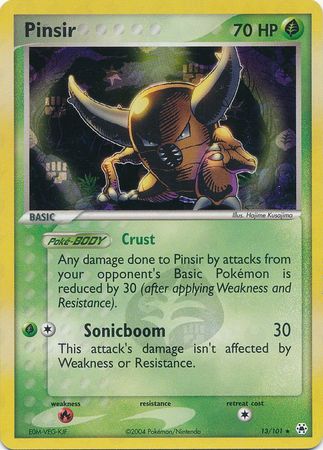 pinsir pokemon card Rayquaza EX 85/124 main image 1