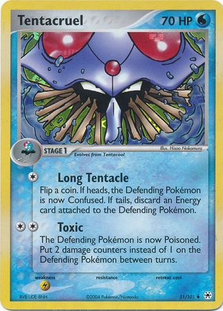 Pokemon Card - Hidden Legends 51/101 - TENTACRUEL (reverse holo) (Mint)