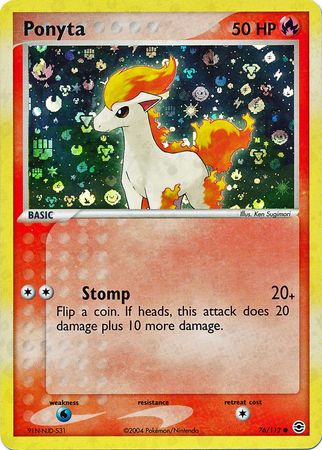 ponyta pokemon card value Ponyta - 021/195 Silver Tempest Common Pokemon main image 0