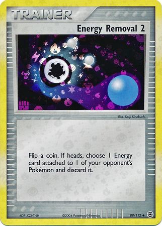 Pokemon Card - Fire Red & Leaf Green 89/112 - ENERGY REMOVAL 2 (reverse  holo) (Mint): Sell2BBNovelties.com: Sell TY Beanie Babies, Action Figures,  Barbies, Cards & Toys selling online