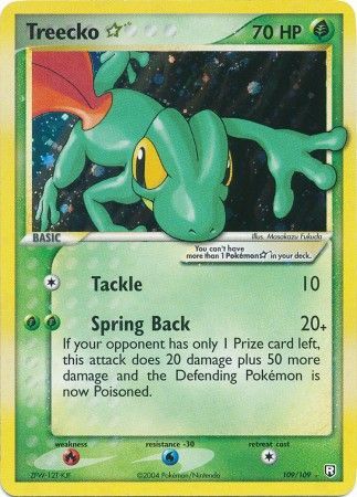 Pokemon Card - Team Rocket Returns 109/109 - TREECKO GOLD STAR (holo-foil) (Mint): Sell2BBNovelties.com: Sell TY Beanie Babies, Action Figures, Barbies, Cards & Toys selling online Pokemon Card - Team Rocket Returns 109/109 - TREECKO GOLD STAR (holo-foil) (Mint): Sell2BBNovelties.com: Sell TY Beanie Babies, Action Figures, Barbies, Cards & Toys selling online
