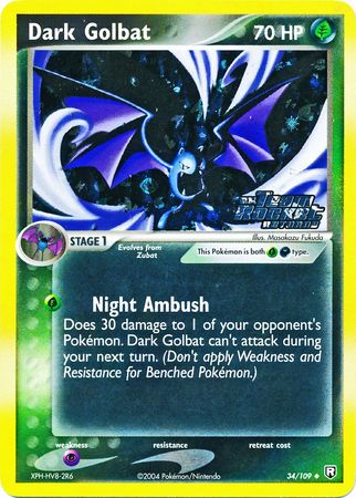 Pokemon Card - Team Rocket Returns 34/109 - DARK GOLBAT (reverse holo)  (Mint): Sell2BBNovelties.com: Sell TY Beanie Babies, Action Figures,  Barbies, Cards & Toys selling online