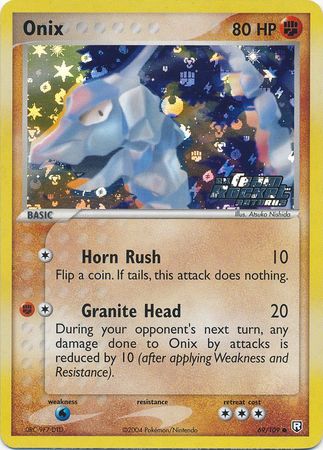 Pokemon Card - Team Rocket Returns 69/109 - ONIX (reverse holo) (Mint): Sell2BBNovelties.com: Sell TY Beanie Babies, Action Figures, Barbies, Cards & Toys selling online Pokemon Card - Team Rocket Returns 69/109 - ONIX (reverse holo) (Mint): Sell2BBNovelties.com: Sell TY Beanie Babies, Action Figures, Barbies, Cards & Toys selling online