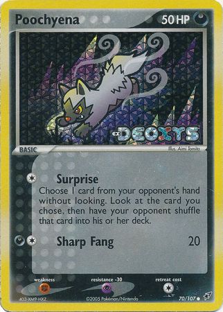poochyena pokemon card value | EX Holon Phantoms 095/189 / Common Card Type / HP / Stage Poochyena (Space-Time Smackdown #100/208, 1-Diamond)