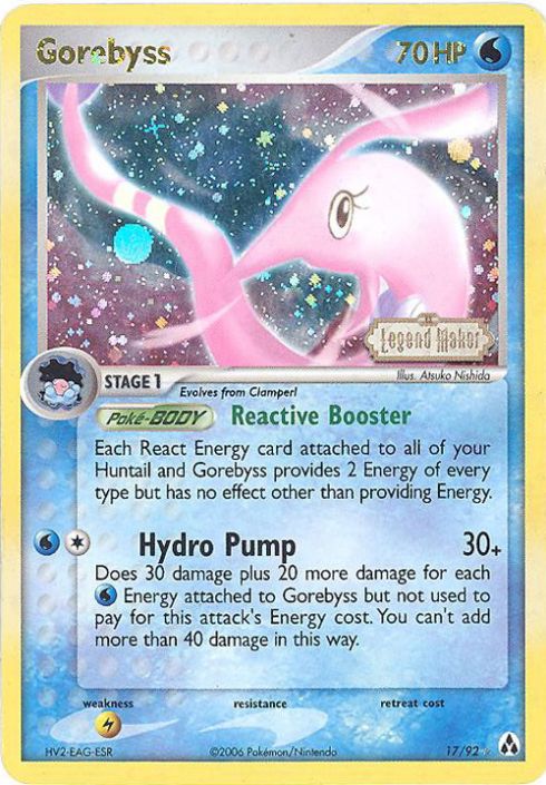 gorebyss pokemon card Pokemon Card Gorebyss 032/086 Holo Rare 1st Edition 2005 NM Japanese r