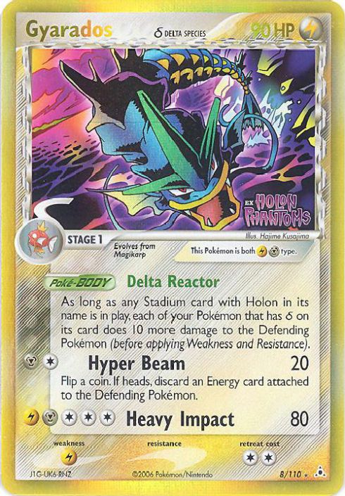 holographic gyarados pokemon card Holo Shiny Magikarp or Gyarados / Custom holographic Pokémon card / GX –  MarinkiArt main image 0