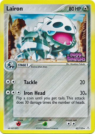 Pokemon Card - Holon Phantoms 45/110 - LAIRON (reverse holo) (Mint) Pokemon Card - Holon Phantoms 45/110 - LAIRON (reverse holo) (Mint)