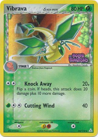 vibrava pokemon card Vibrava EX Dragon NM, 22/97 Pokemon Card main image 1