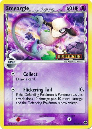 Pokemon Card - Dragon Frontiers 39/101 - SMEARGLE (reverse holo) (Mint):  Sell2BBNovelties.com: Sell TY Beanie Babies, Action Figures, Barbies, Cards  & Toys selling online