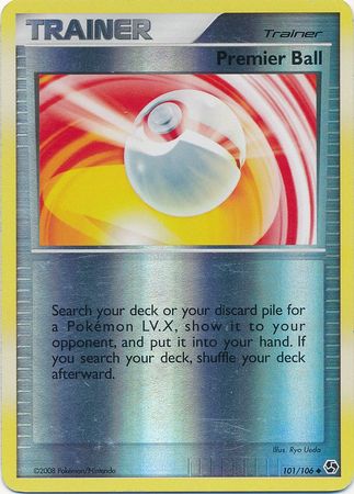 Pokemon Card - D&P: Great Encounters 101/106 - PREMIER BALL (reverse holo)  (Mint): Sell2BBNovelties.com: Sell TY Beanie Babies, Action Figures,  Barbies, Cards & Toys selling online