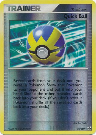 Pokemon Card - D&P: Majestic Dawn 86/100 - QUICK BALL (reverse holo) (Mint): Sell2BBNovelties.com: Sell TY Beanie Babies, Action Figures, Barbies, Cards & Toys selling online Pokemon Card - D&P: Majestic Dawn 86/100 - QUICK BALL (reverse holo) (Mint): Sell2BBNovelties.com: Sell TY Beanie Babies, Action Figures, Barbies, Cards & Toys selling online