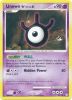 Pokemon Card - D&P: Legends Awakened 80/146 - UNOWN W Lv.21 (uncommon) (Mint)