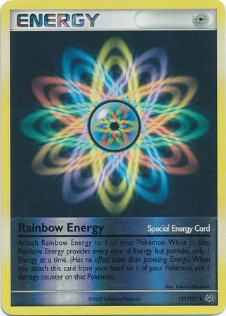 Pokemon Card - Platinum 121/127 - RAINBOW ENERGY (reverse holo) (Mint)