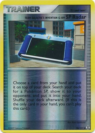 Pokemon Card - PL: Rising Rivals 96/111 - TEAM GALACTIC'S INVENTION G-109 SP RADAR (reverse holo) (M: Sell2BBNovelties.com: Sell TY Beanie Babies, Action Figures, Barbies, Cards & Toys selling online Pokemon Card - PL: Rising Rivals 96/111 - TEAM GALACTIC'S INVENTION G-109 SP RADAR (reverse holo) (M: Sell2BBNovelties.com: Sell TY Beanie Babies, Action Figures, Barbies, Cards & Toys selling online